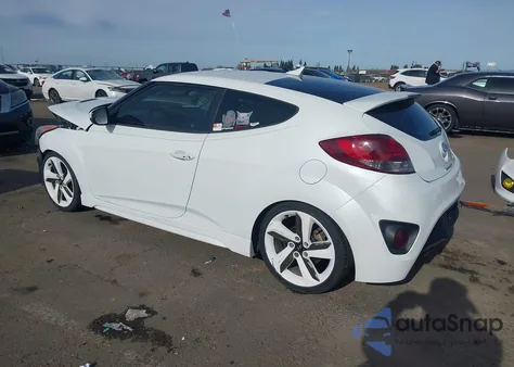 2015 Hyundai Veloster Turbo from USA, damaged, VIN KMHTC6AE0FU240180